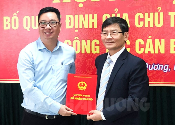 Đồng  chí Nguyễn Danh Tú làm Phó Trưởng Ban Quản lý các khu công nghiệp tỉnh  